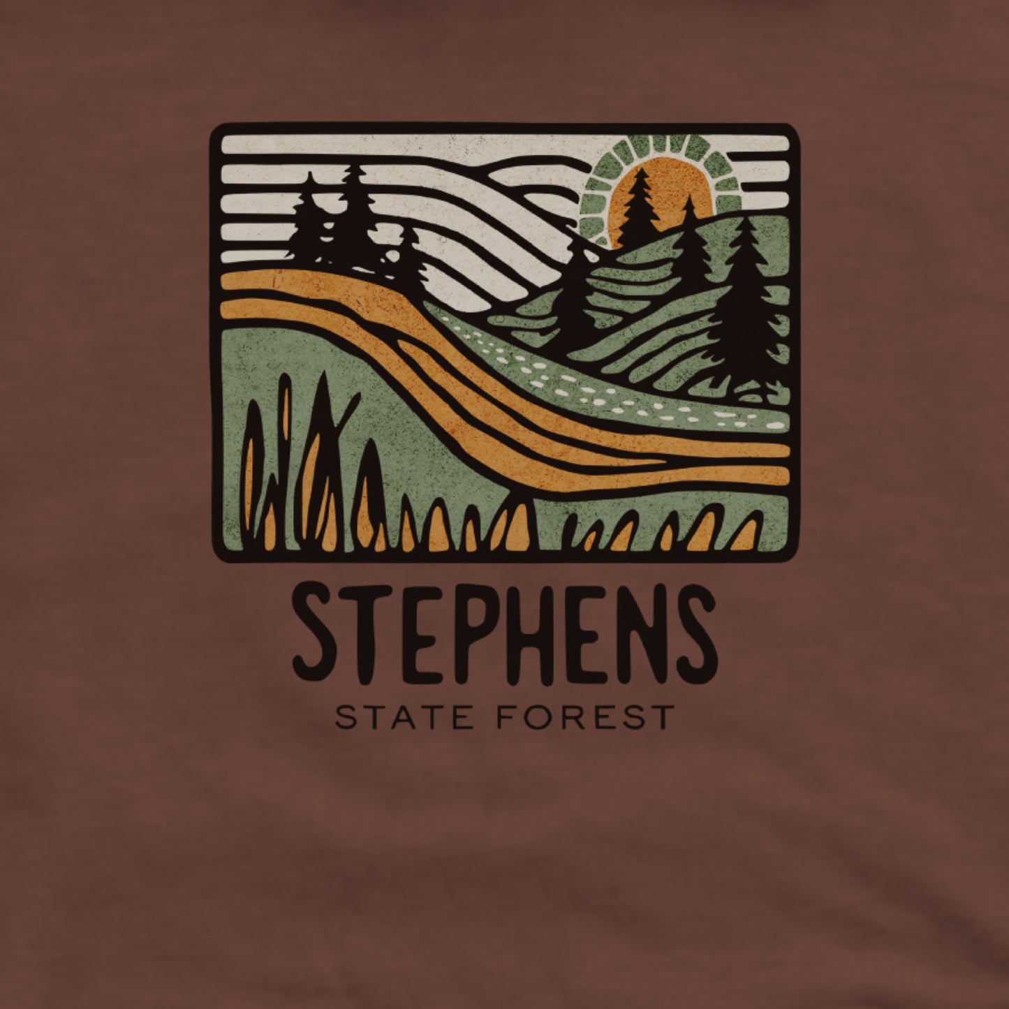 Stephens State Forest Hoodie Adventure and Outdoors Themed Hoodie
