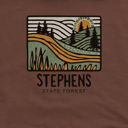 Stephens State Forest Hoodie Adventure and Outdoors Themed Hoodie
