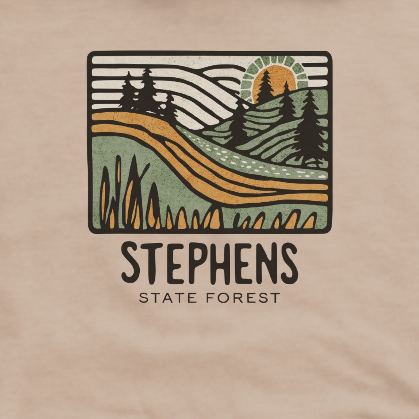 Stephens State Forest Hoodie Adventure and Outdoors Themed Hoodie