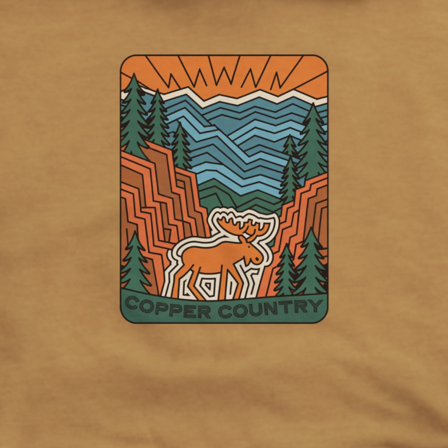 Copper Country State Forest Hoodie Adventure and Outdoors Themed Hoodie
