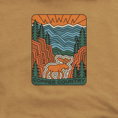 Copper Country State Forest Hoodie Adventure and Outdoors Themed Hoodie