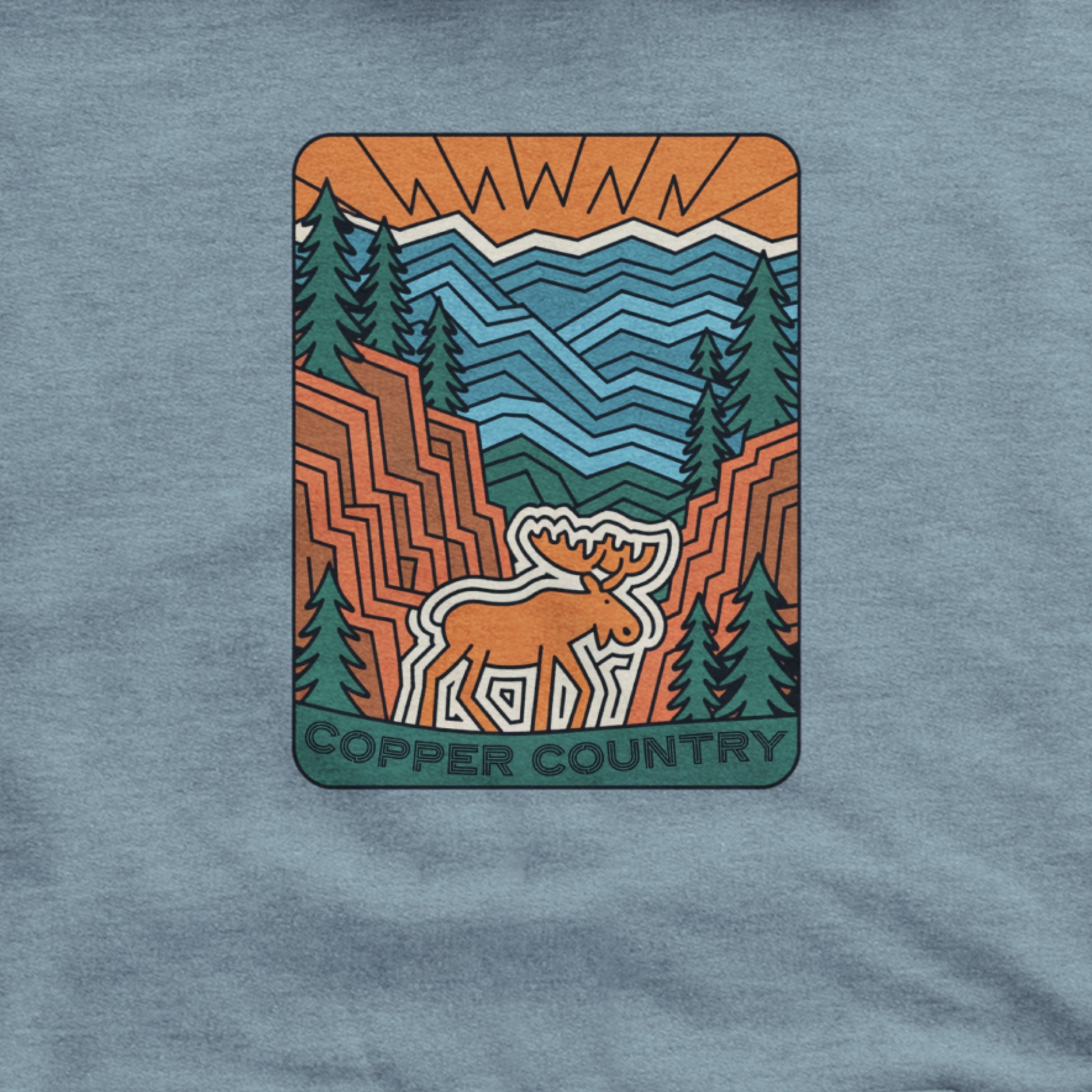 Copper Country State Forest Hoodie Adventure and Outdoors Themed Hoodie