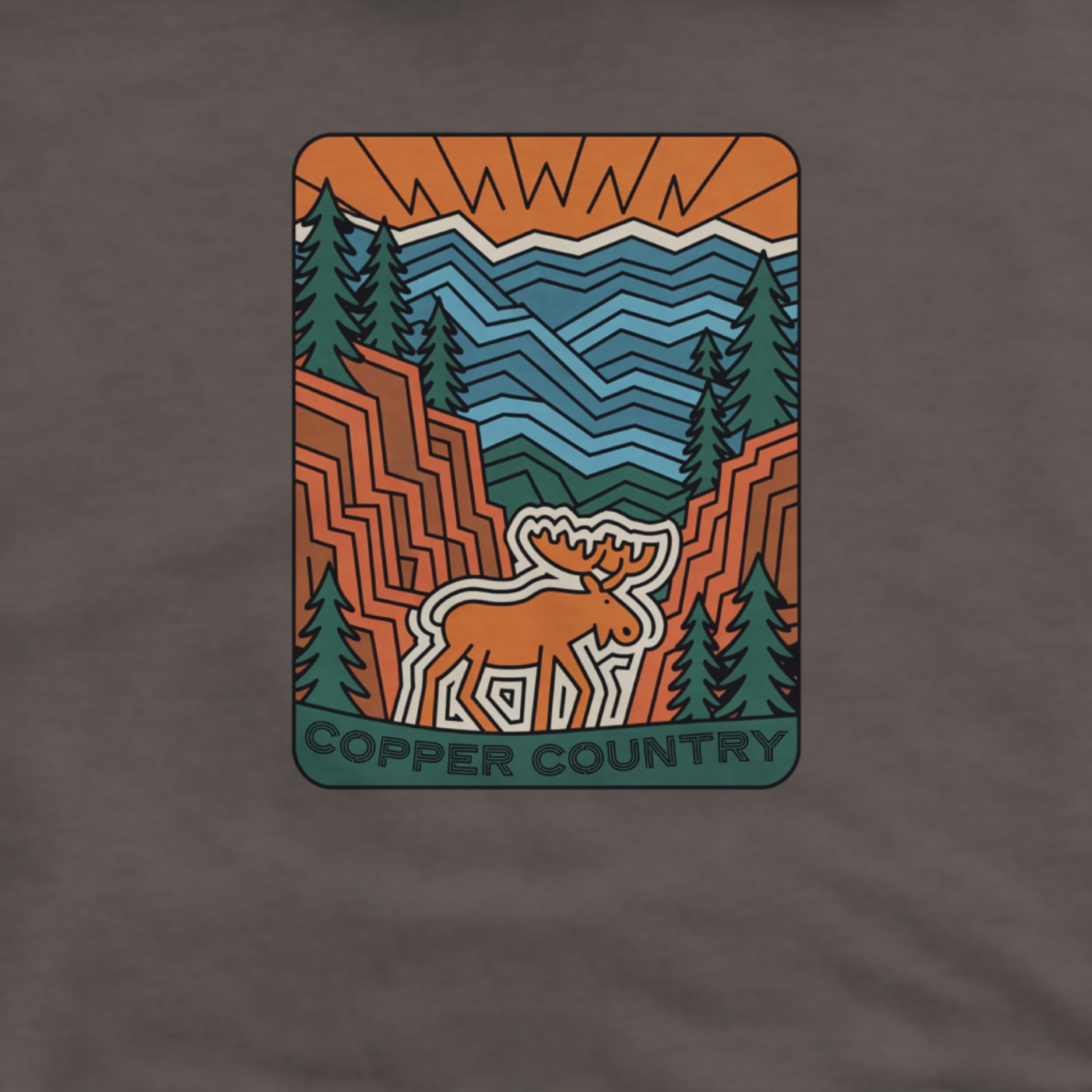 Copper Country State Forest Hoodie Adventure and Outdoors Themed Hoodie