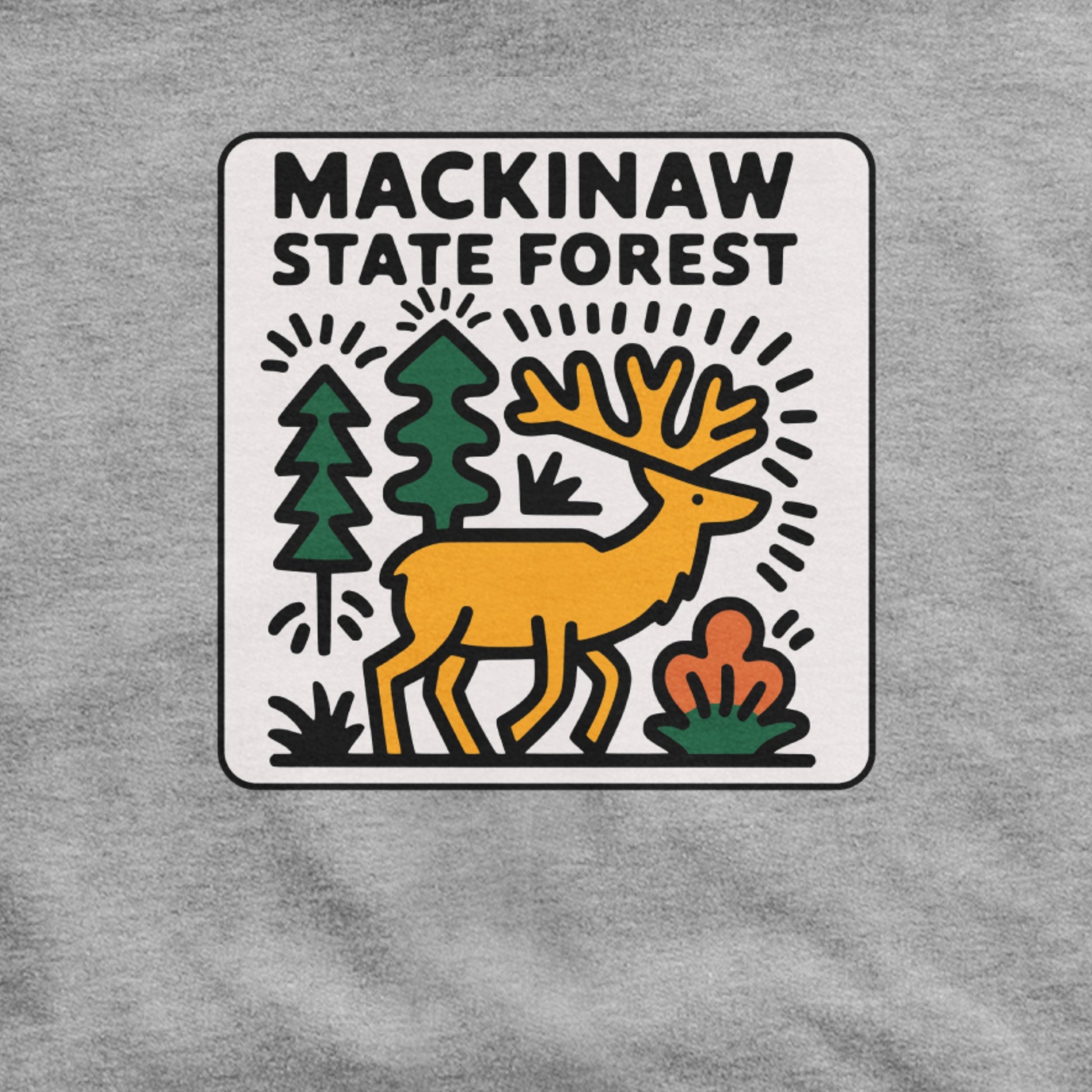 Mackinaw State Forest Hoodie Adventure and Outdoors Themed Hoodie
