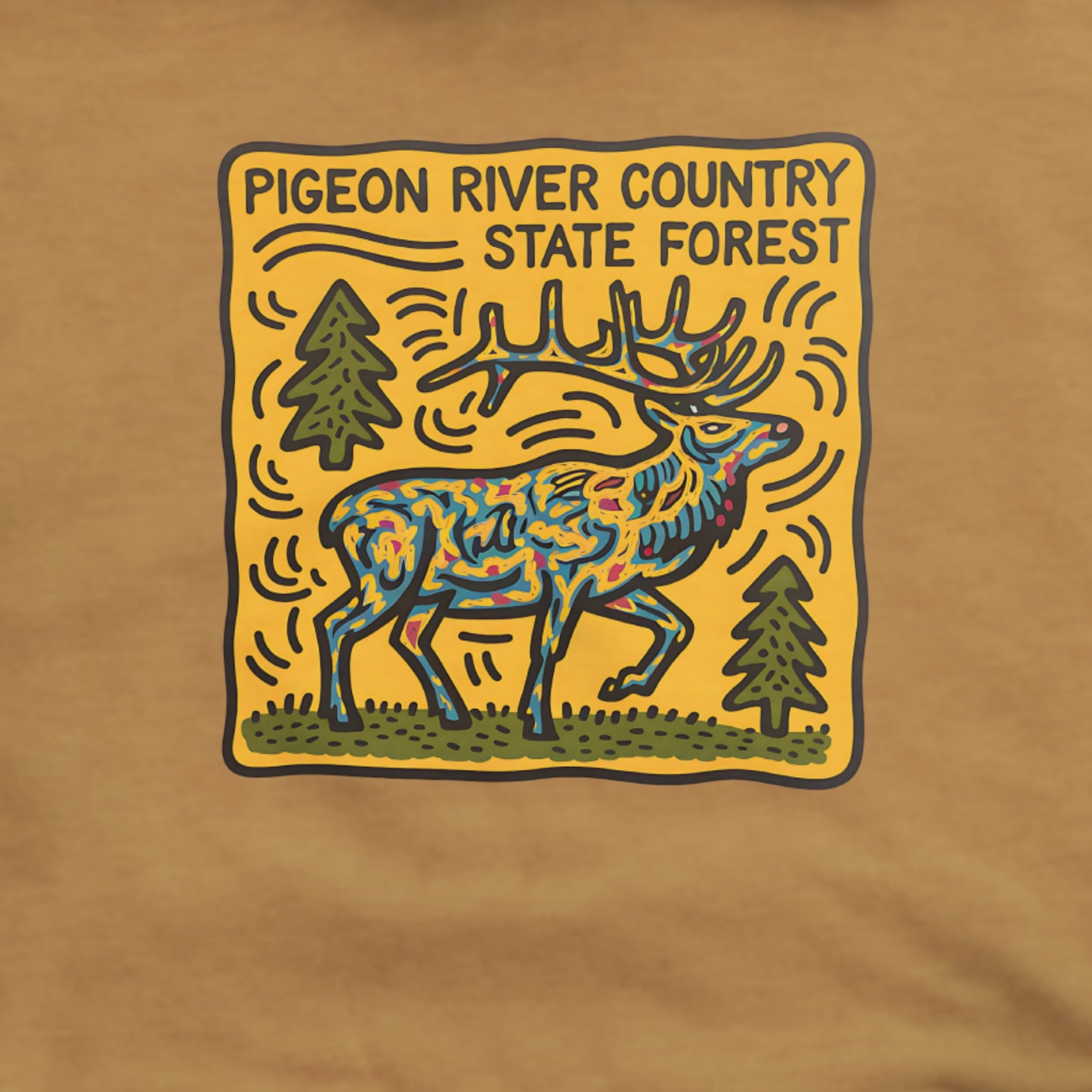 Pigeon River Country State Forest Hoodie Adventure and Outdoors Themed Hoodie