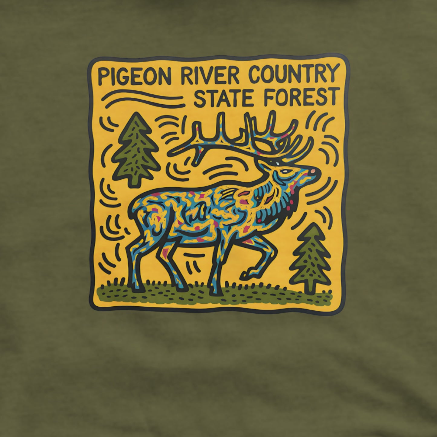 Pigeon River Country State Forest Hoodie Adventure and Outdoors Themed Hoodie