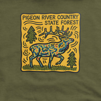 Pigeon River Country State Forest Hoodie Adventure and Outdoors Themed Hoodie