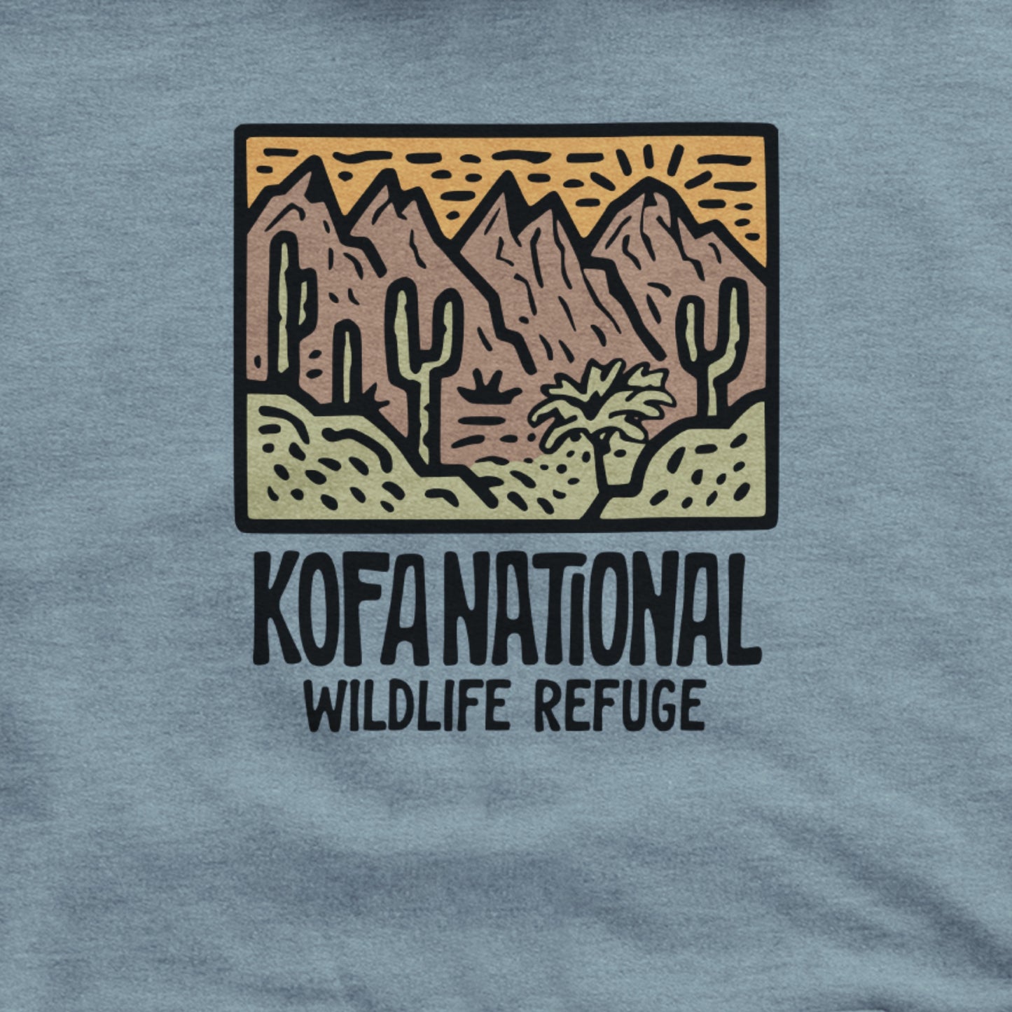 Kofa National Wildlife Refuge Hoodie Adventure and Outdoors Themed Hoodie