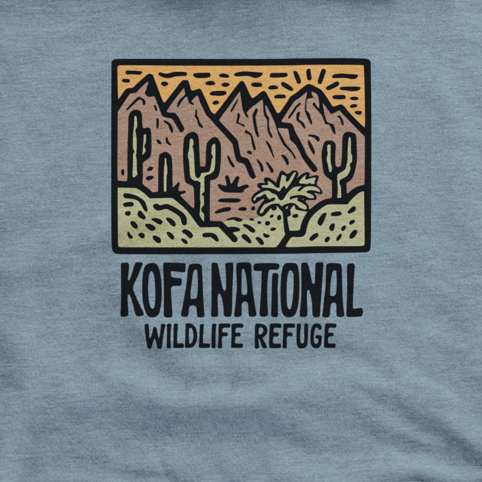 Kofa National Wildlife Refuge Hoodie Adventure and Outdoors Themed Hoodie