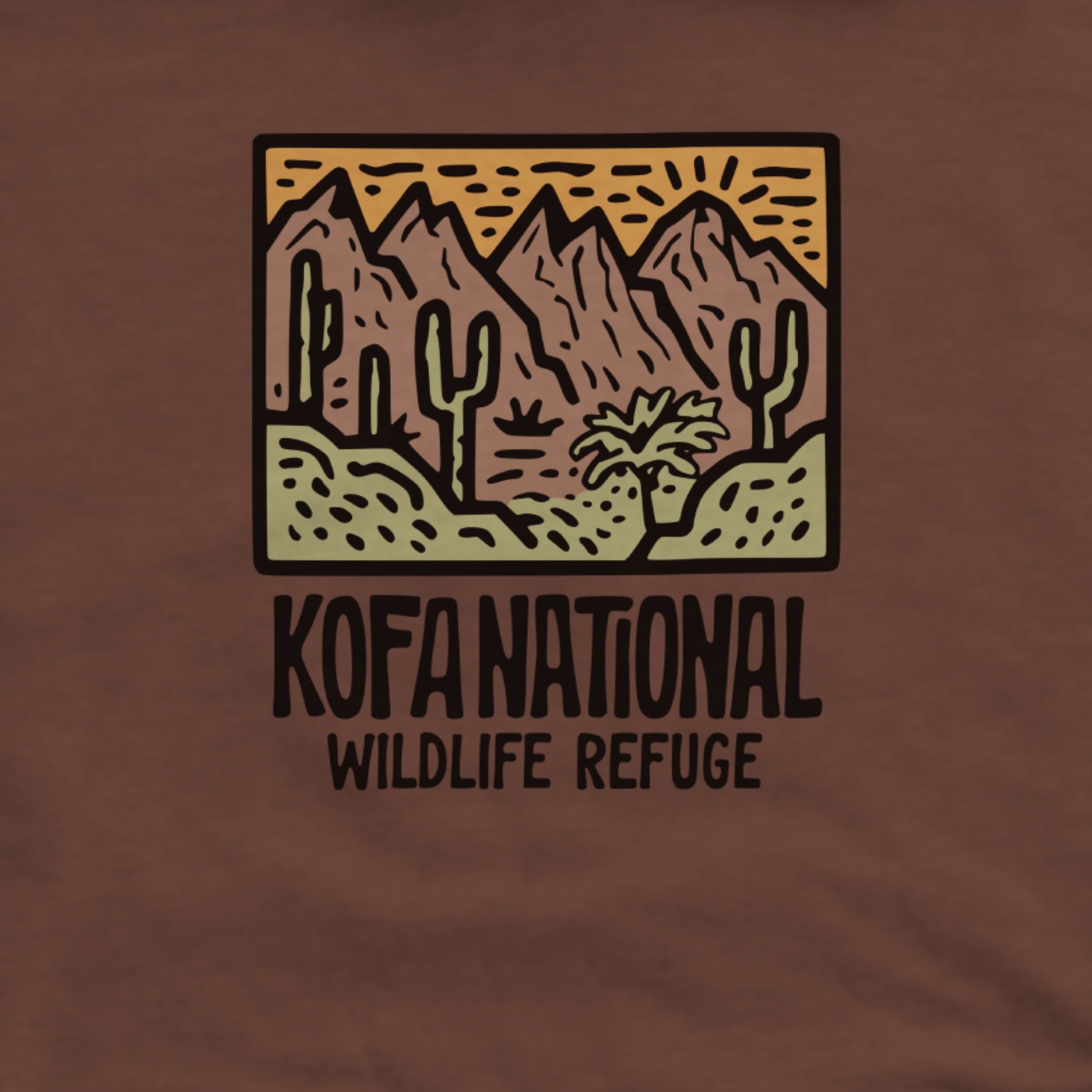 Kofa National Wildlife Refuge Hoodie Adventure and Outdoors Themed Hoodie