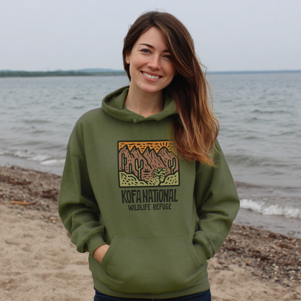 Kofa National Wildlife Refuge Hoodie Adventure and Outdoors Themed Hoodie