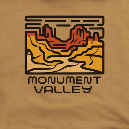 Monument Valley Hoodie Adventure and Outdoors Themed Hoodie