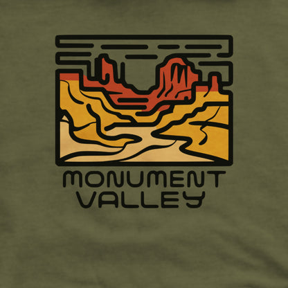 Monument Valley Hoodie Adventure and Outdoors Themed Hoodie