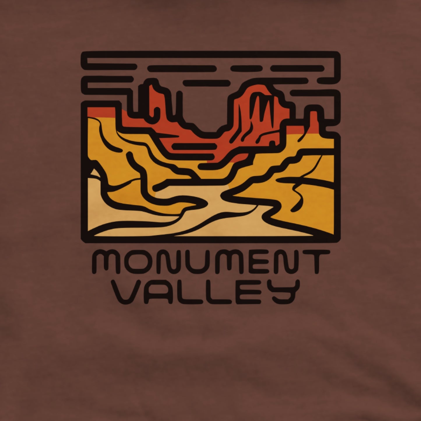 Monument Valley Hoodie Adventure and Outdoors Themed Hoodie