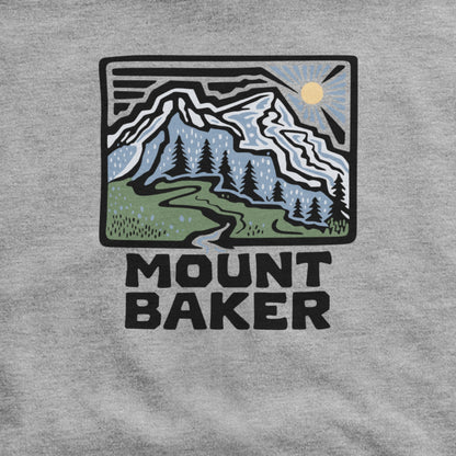 Mount Baker Hoodie Adventure and Outdoors Themed Hoodie
