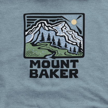 Mount Baker Hoodie Adventure and Outdoors Themed Hoodie