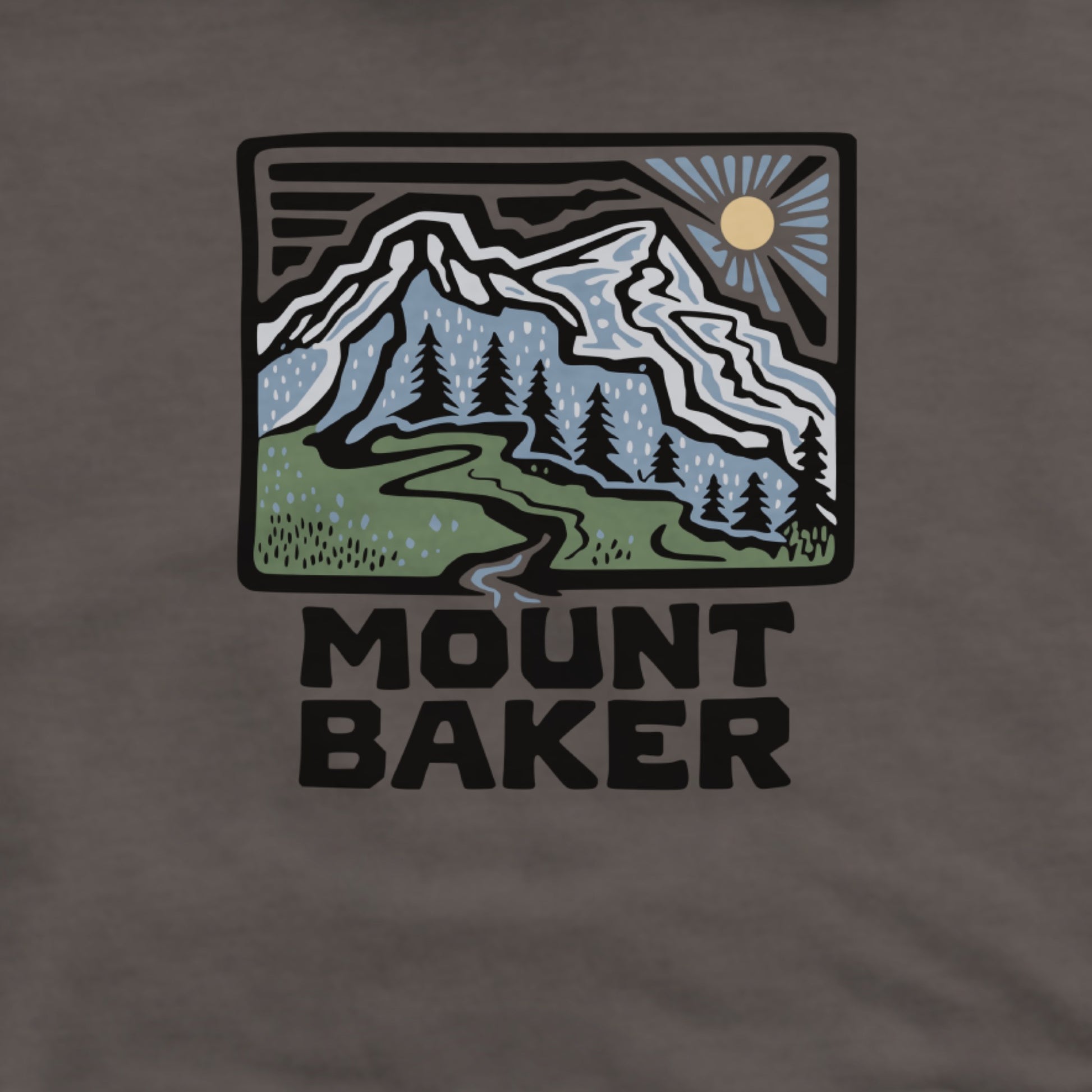 Mount Baker Hoodie Adventure and Outdoors Themed Hoodie