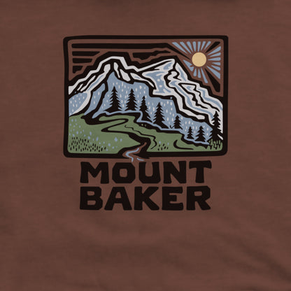 Mount Baker Hoodie Adventure and Outdoors Themed Hoodie