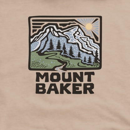 Mount Baker Hoodie Adventure and Outdoors Themed Hoodie