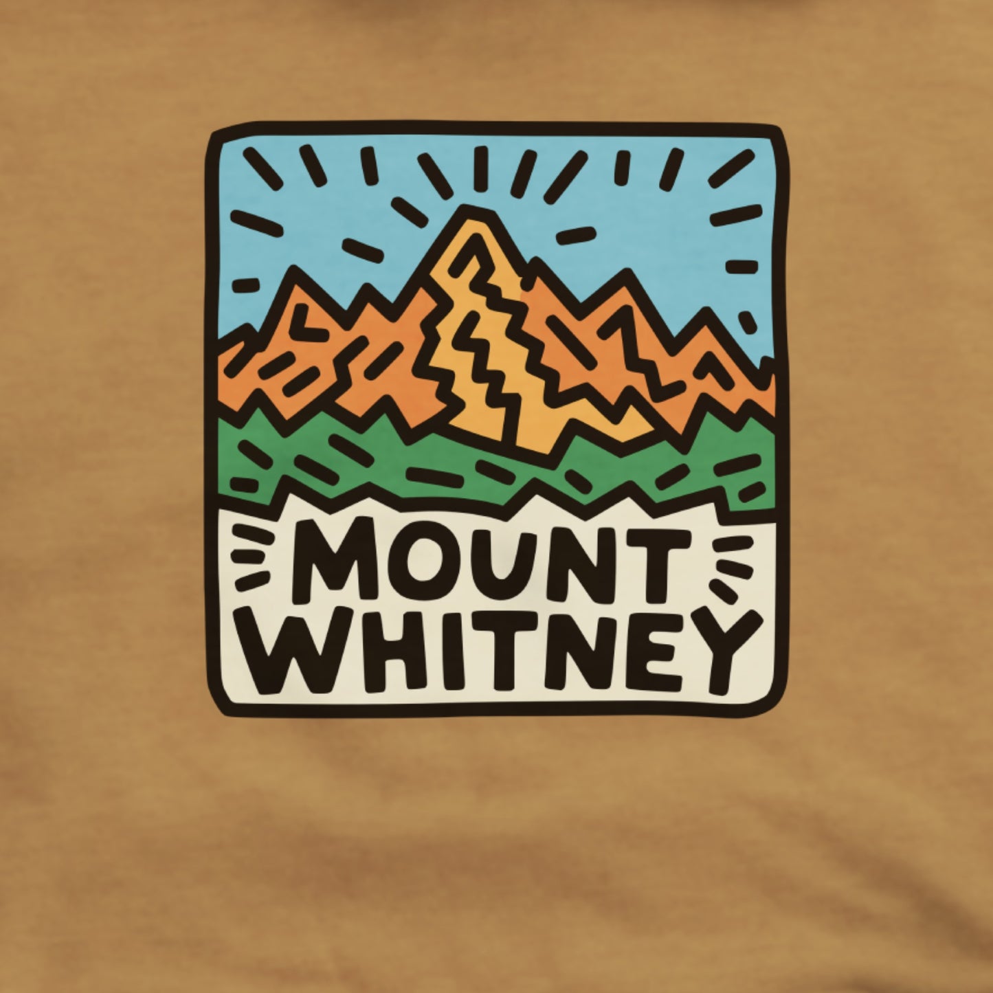 Mount Whitney Hoodie Adventure and Outdoors Themed Hoodie