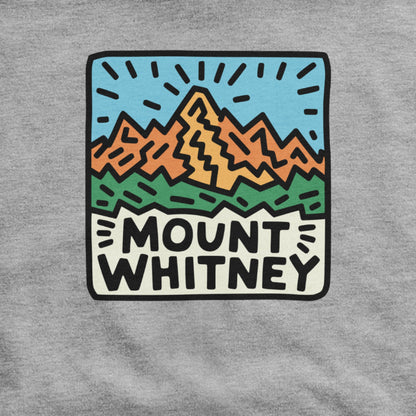 Mount Whitney Hoodie Adventure and Outdoors Themed Hoodie