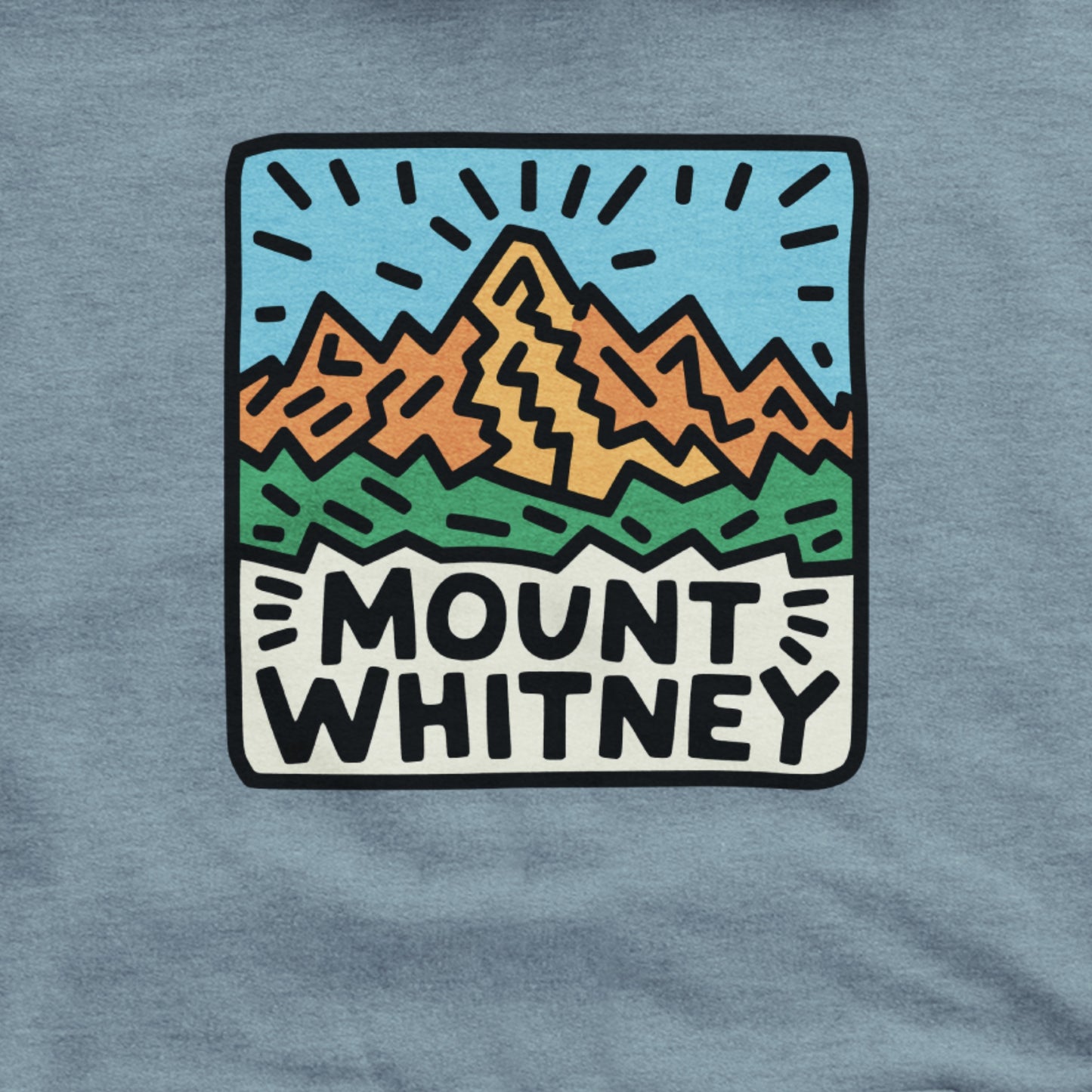 Mount Whitney Hoodie Adventure and Outdoors Themed Hoodie