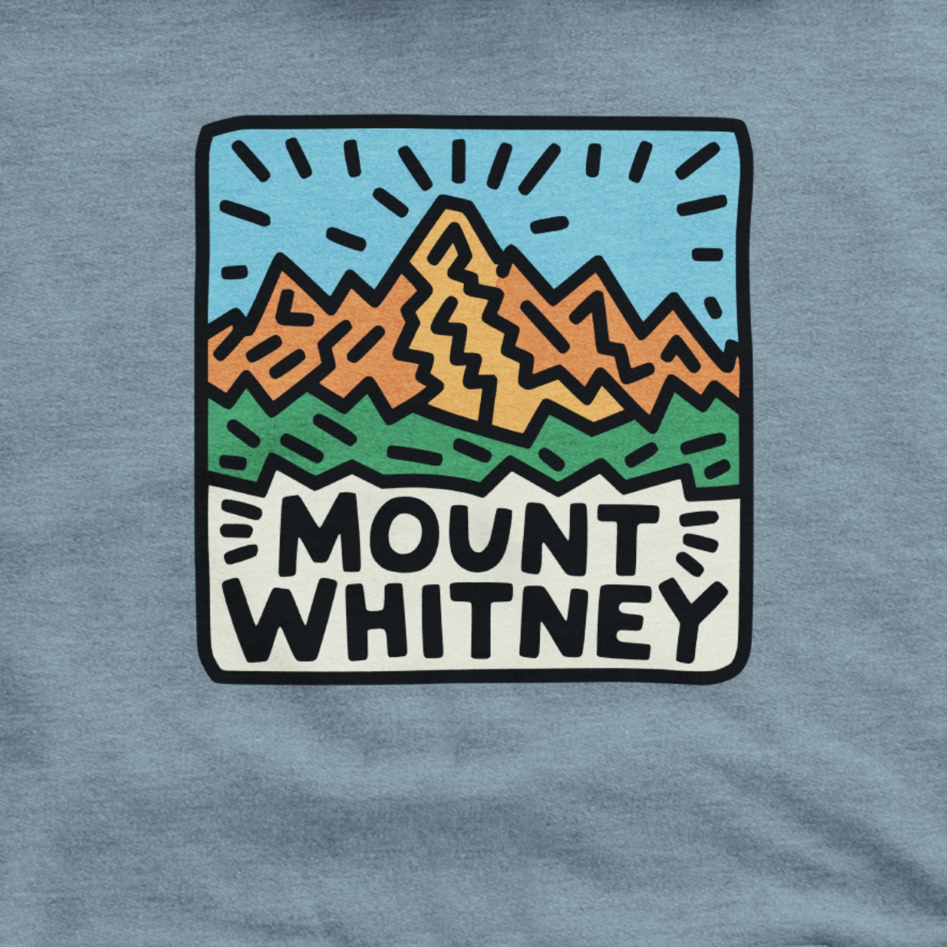 Mount Whitney Hoodie Adventure and Outdoors Themed Hoodie