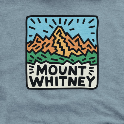 Mount Whitney Hoodie Adventure and Outdoors Themed Hoodie