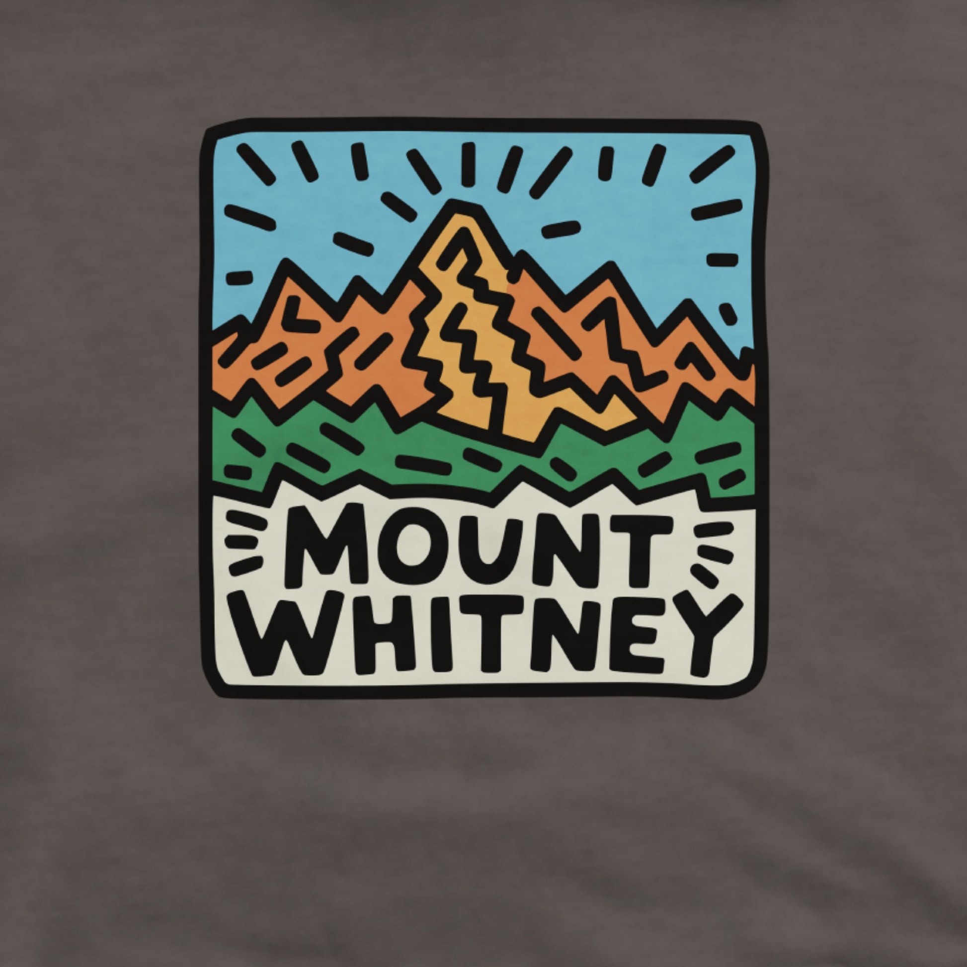 Mount Whitney Hoodie Adventure and Outdoors Themed Hoodie