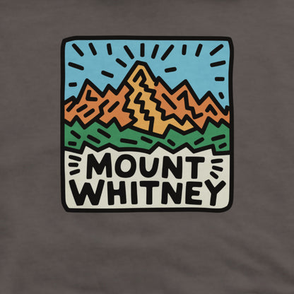 Mount Whitney Hoodie Adventure and Outdoors Themed Hoodie