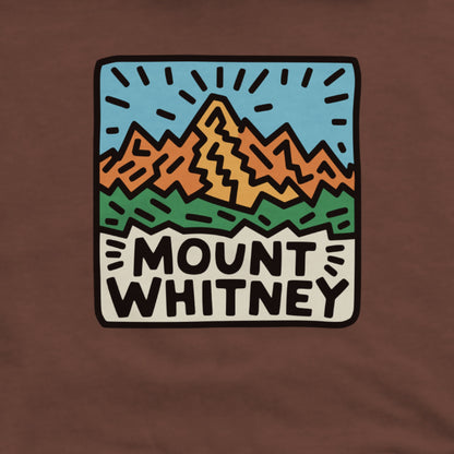 Mount Whitney Hoodie Adventure and Outdoors Themed Hoodie