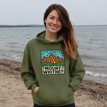 Mount Whitney Hoodie Adventure and Outdoors Themed Hoodie