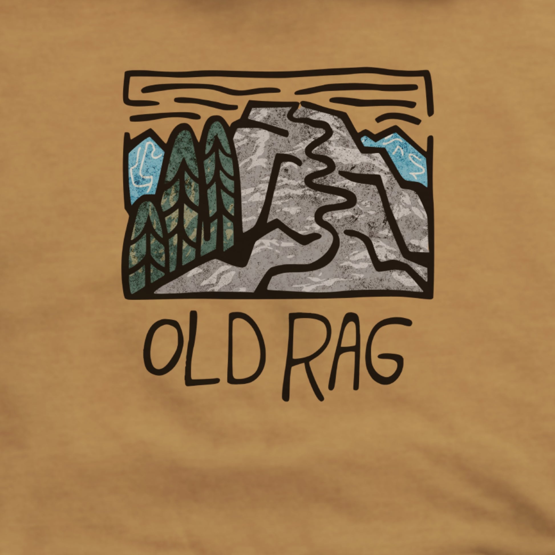 Old Rag Mountain Hoodie Adventure and Outdoors Themed Hoodie
