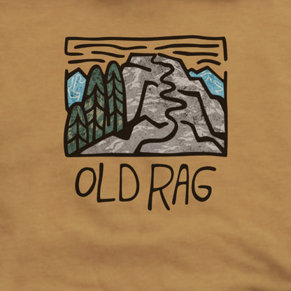 Old Rag Mountain Hoodie Adventure and Outdoors Themed Hoodie