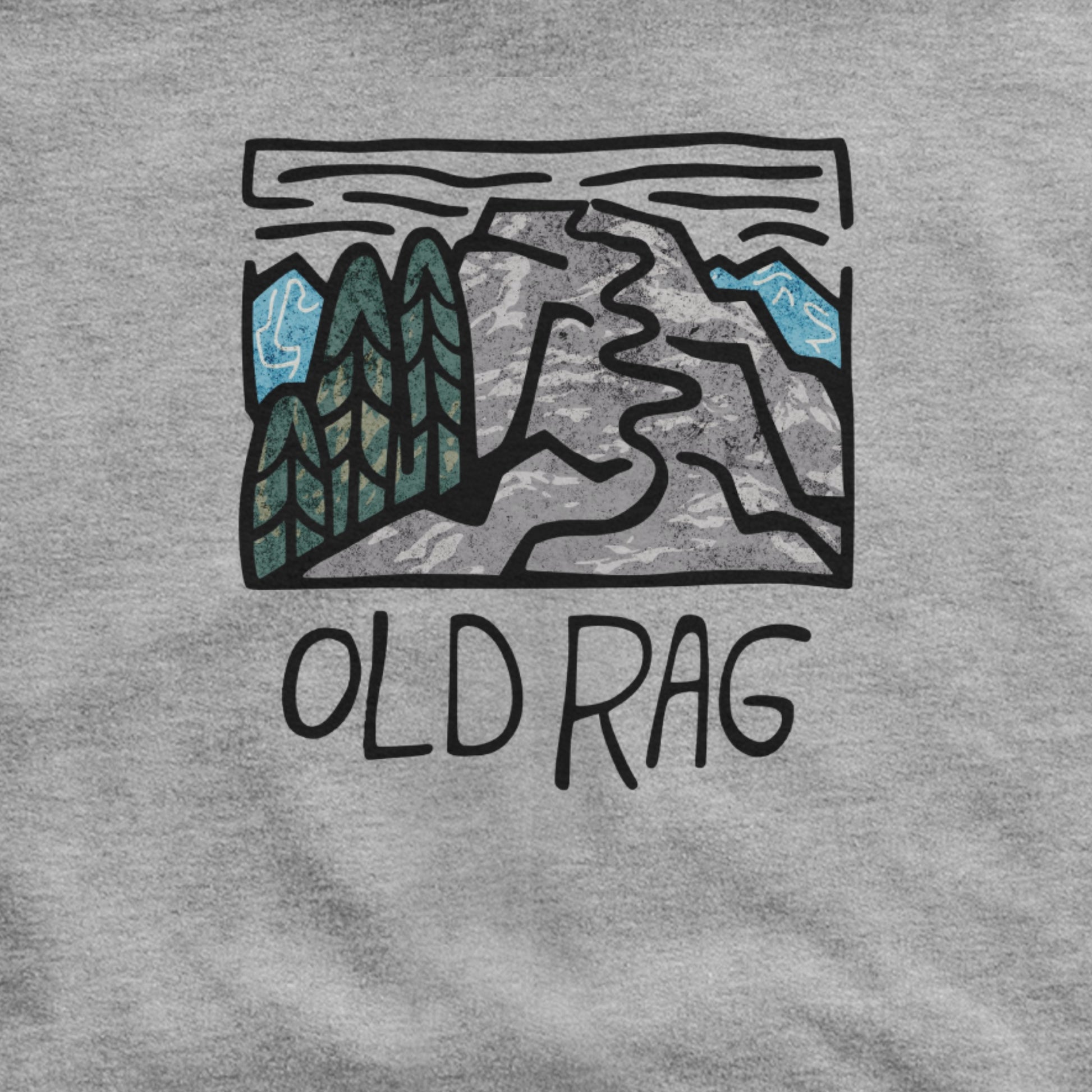Old Rag Mountain Hoodie Adventure and Outdoors Themed Hoodie