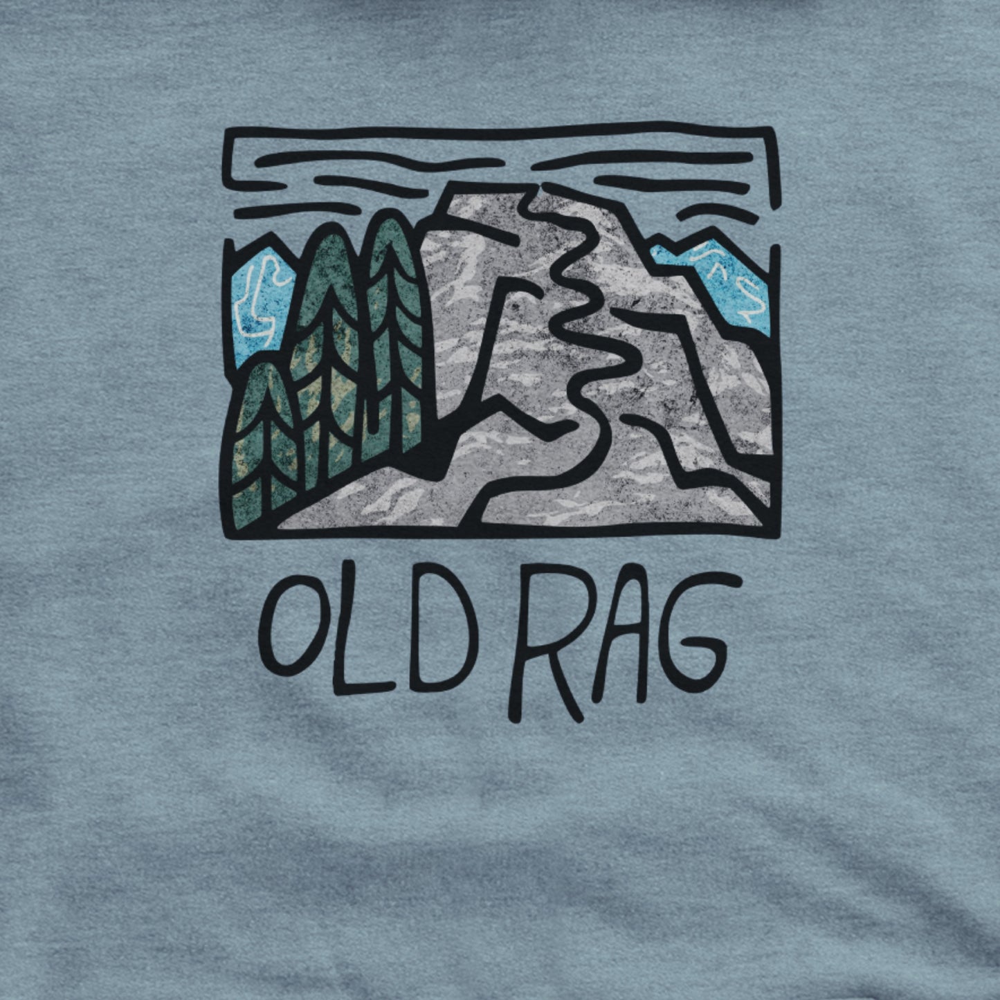 Old Rag Mountain Hoodie Adventure and Outdoors Themed Hoodie