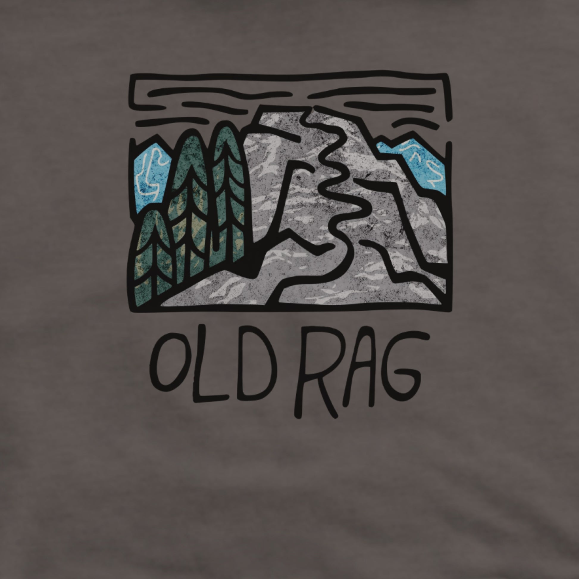 Old Rag Mountain Hoodie Adventure and Outdoors Themed Hoodie
