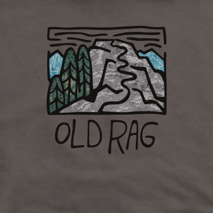 Old Rag Mountain Hoodie Adventure and Outdoors Themed Hoodie