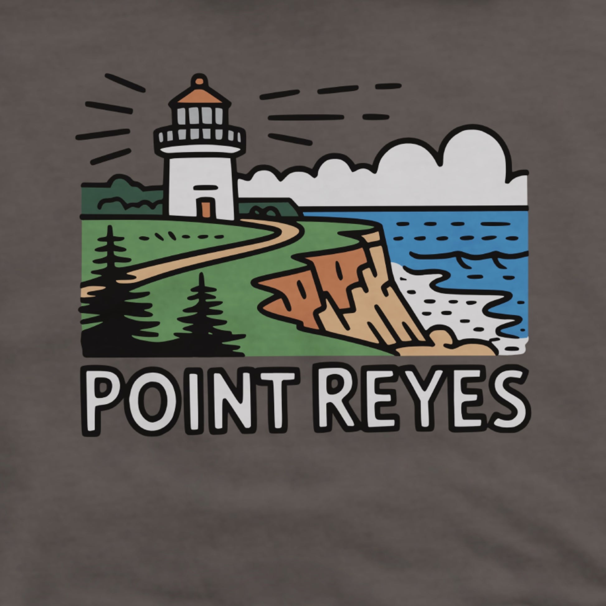 Point Reyes National Seashore Hoodie Adventure and Outdoors Themed Hoodie