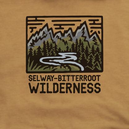 Selway-Bitterroot Wilderness Hoodie Adventure and Outdoors Themed Hoodie