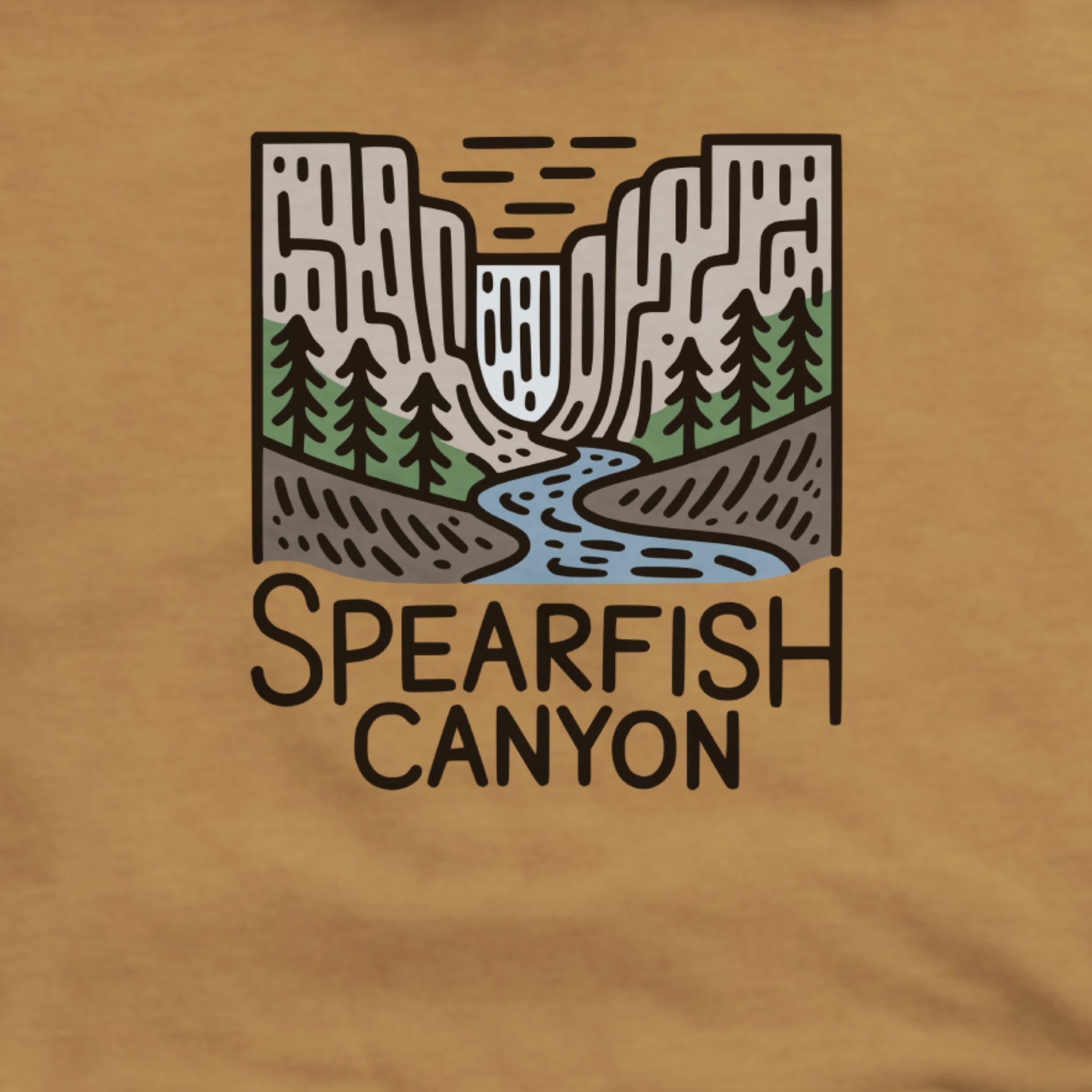 Spearfish Canyon Hoodie Adventure and Outdoors Themed Hoodie