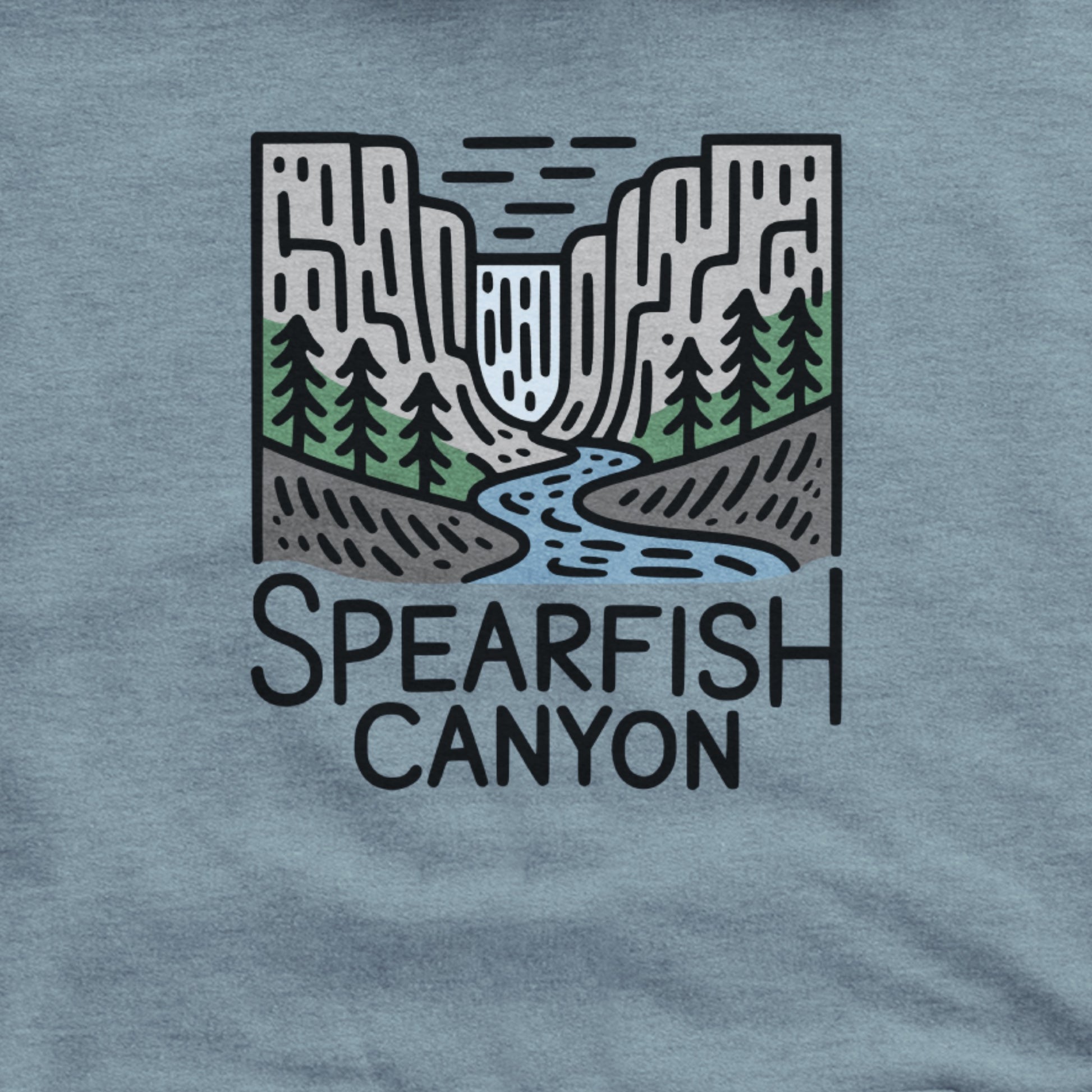 Spearfish Canyon Hoodie Adventure and Outdoors Themed Hoodie