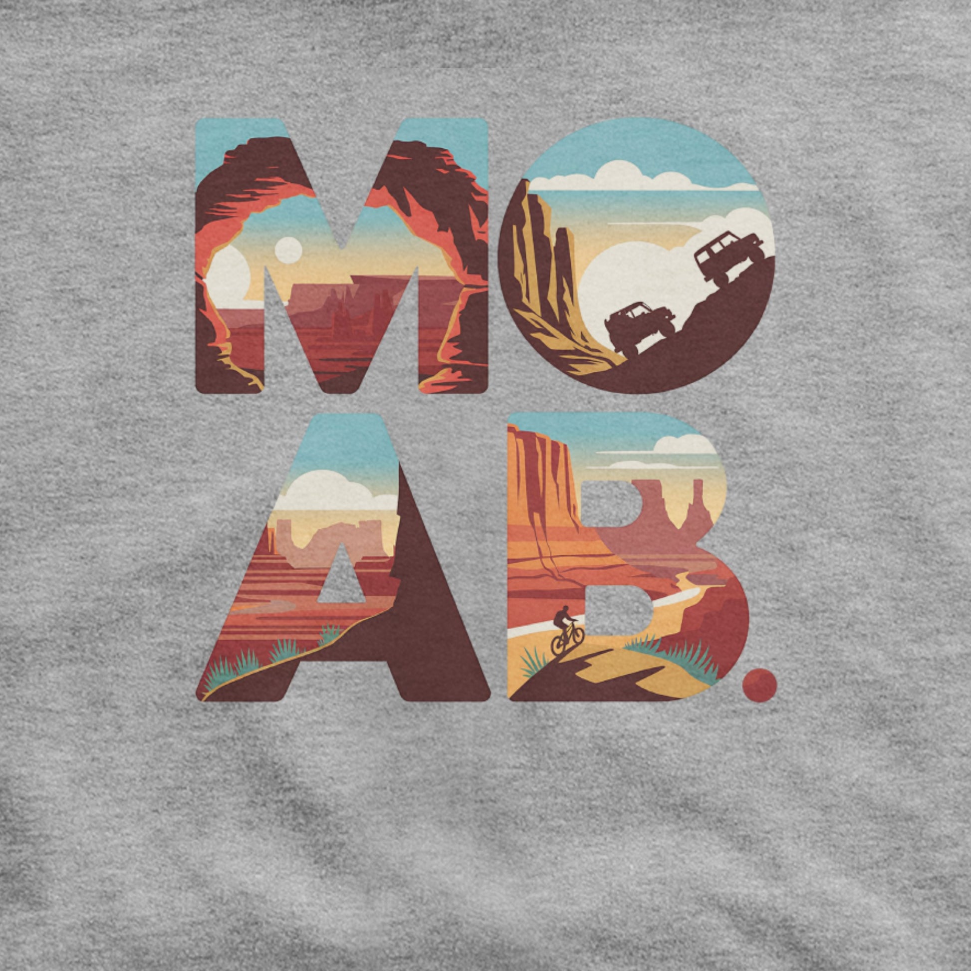 Moab Utah Hoodie Adventure and Outdoors Themed Hoodie