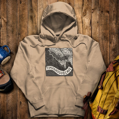 Timpanogos Cave Hoodie Sand Adventure and Outdoors Themed Hoodie