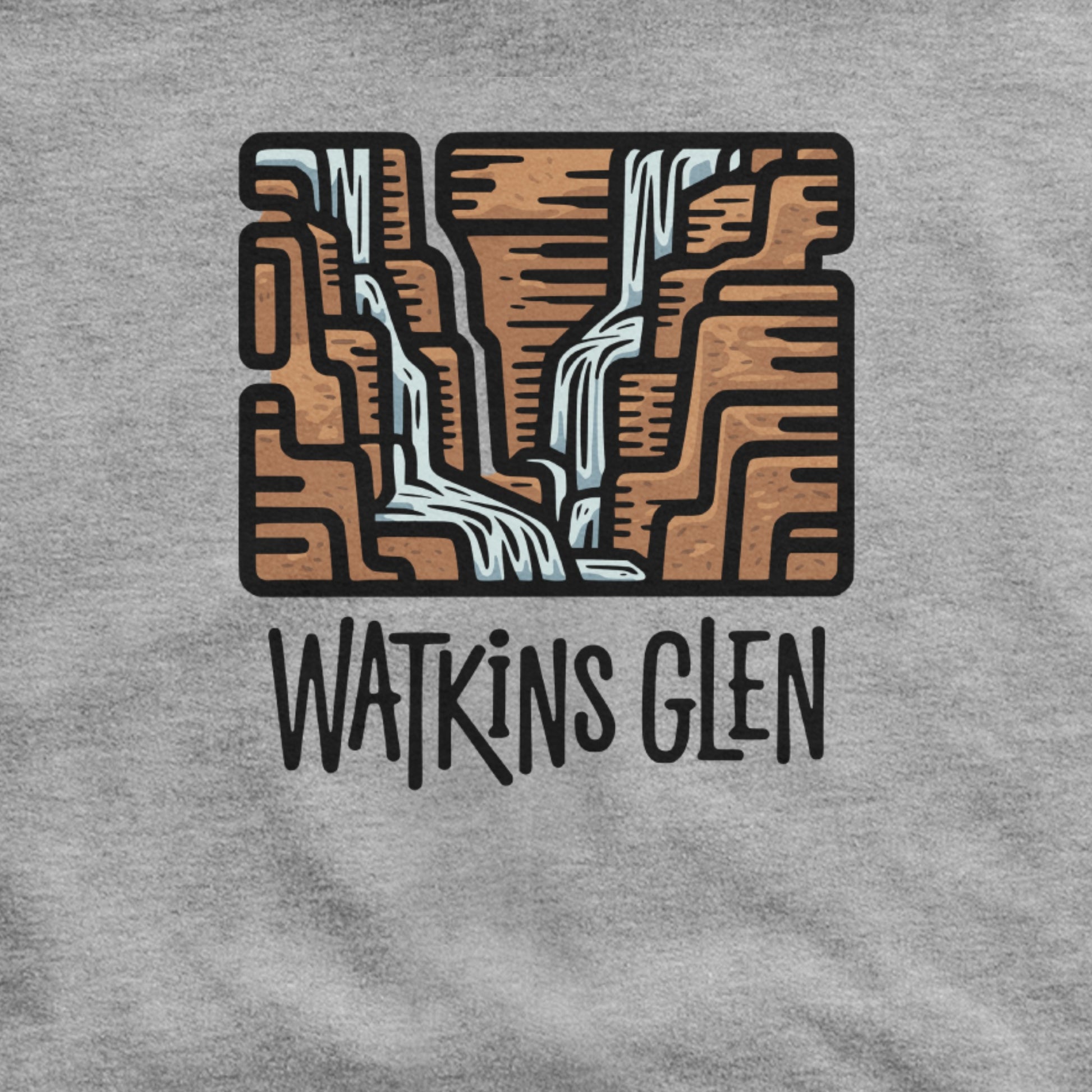 Watkins Glen Hoodie Adventure and Outdoors Themed Hoodie