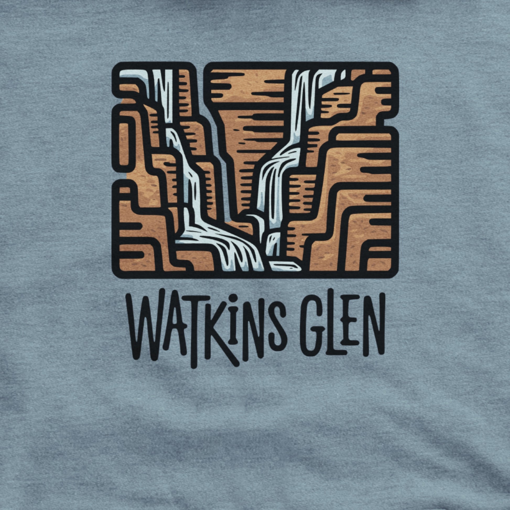 Watkins Glen Hoodie Adventure and Outdoors Themed Hoodie