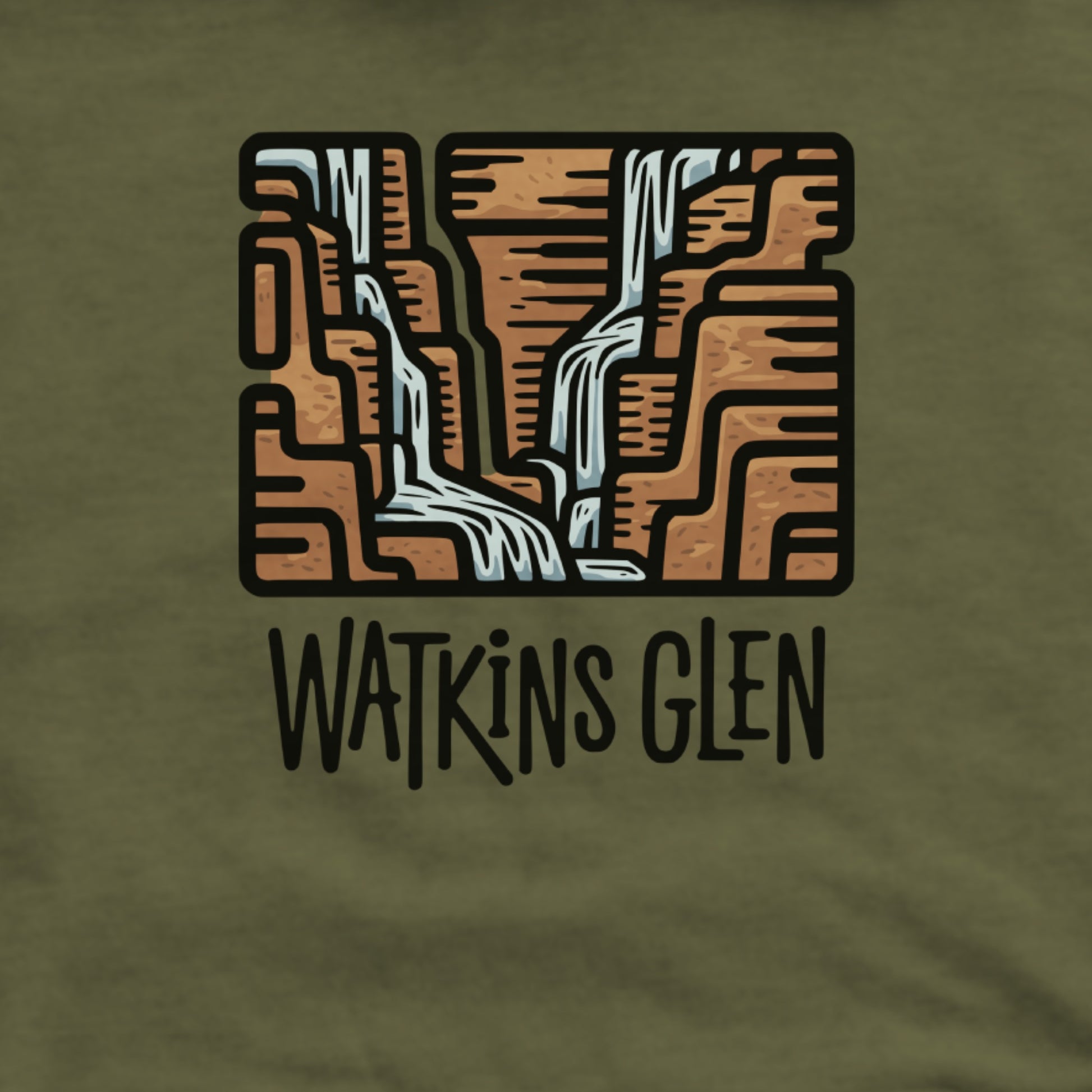 Watkins Glen Hoodie Adventure and Outdoors Themed Hoodie