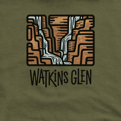 Watkins Glen Hoodie Adventure and Outdoors Themed Hoodie