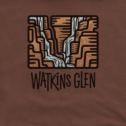 Watkins Glen Hoodie Adventure and Outdoors Themed Hoodie