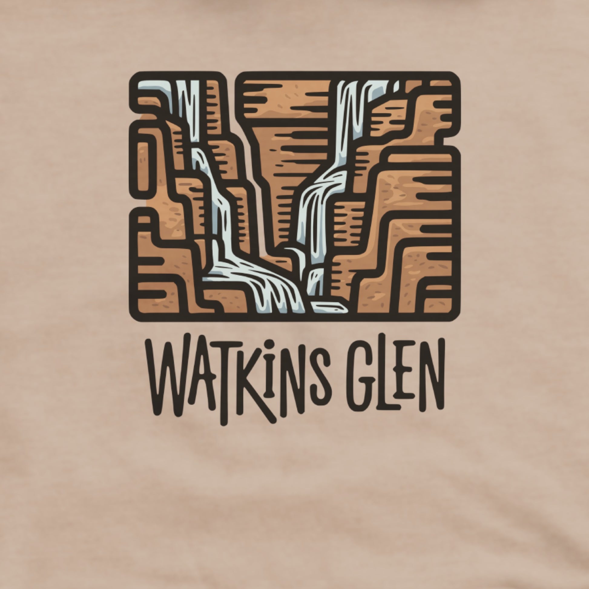 Watkins Glen Hoodie Adventure and Outdoors Themed Hoodie